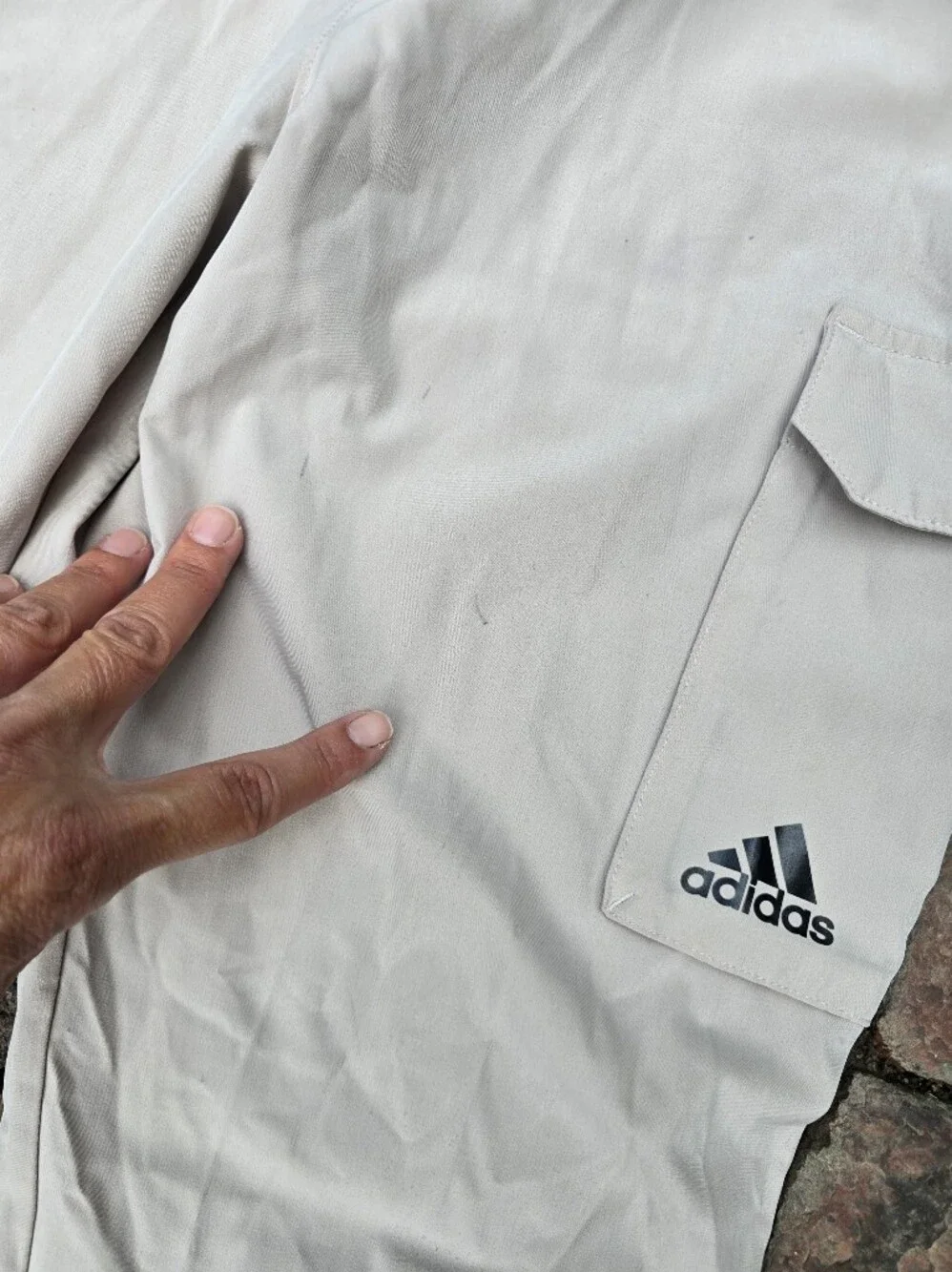 Adidas Bundle Black Hoodie with Black Joggers Tan Lightweight Joggers LG Play